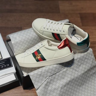 [Hàng đẹp] Giày thời trang cao cấp Gucci thêu mác ong