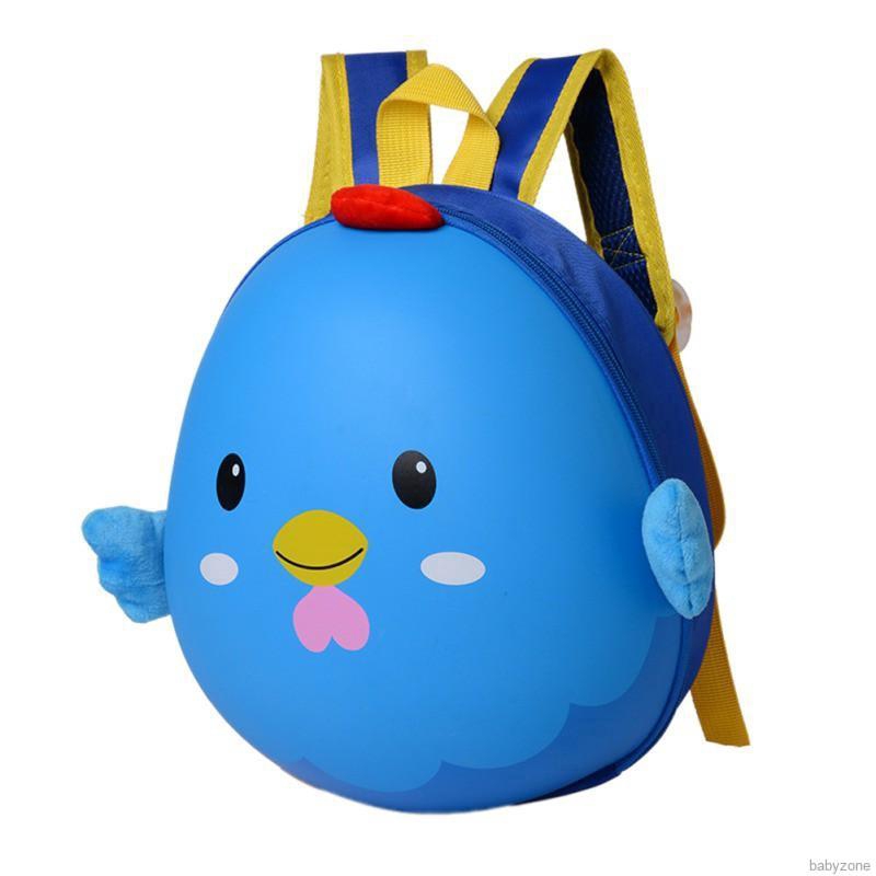 Ba lô đi học hình quả trứng 3D chống thấm nước cho bé