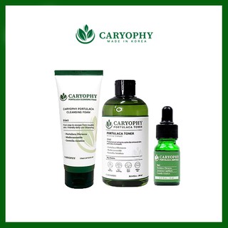 Bộ sản phẩm Caryophy giảm mụn mờ thâm (Sữa rửa mặt 150ml + Toner 300ml + Serum 10ml)