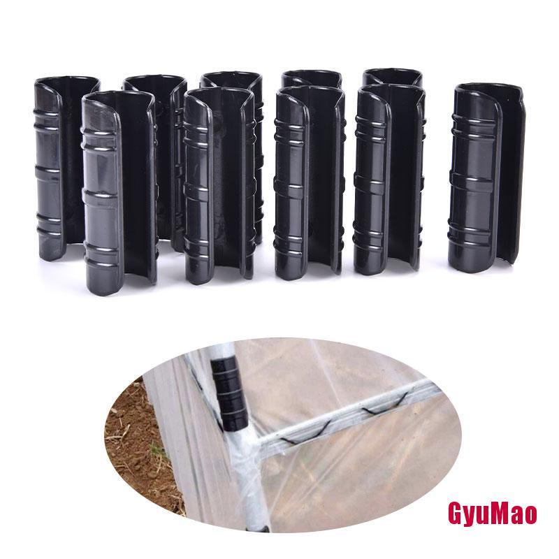 Set 10 Kẹp Nhựa PVC Màu Đen Kẹp Khung Nhà Kính Nhà Kính HDY