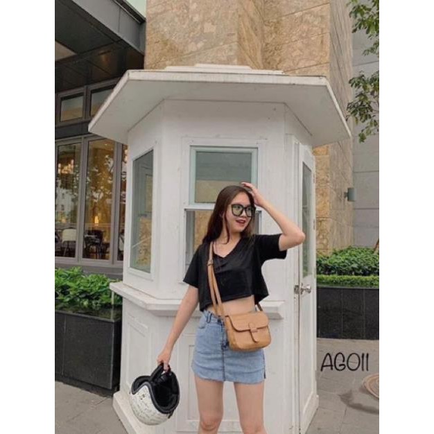 Áo Croptop Cổ Tim Siêu Hot (Shop Bán Áo Croptop Đẹp)