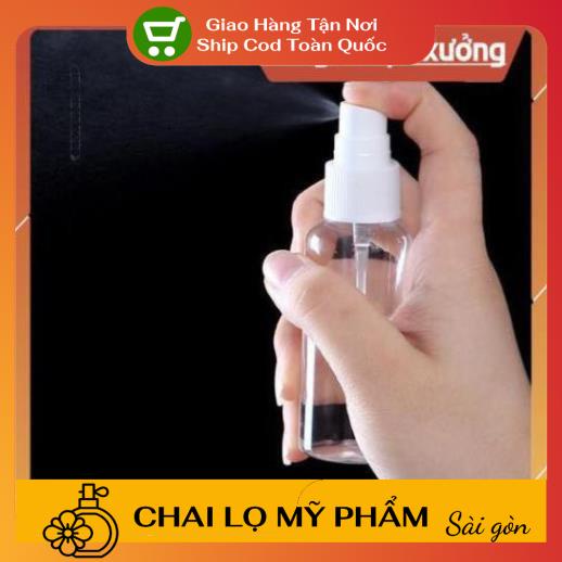 Chai Xịt Phun Sương ❤ SIÊU RẺ ❤ [20ml,30ml,50ml,100ml] Chai lọ nhựa pet xịt phun sương chiết nước hoa , phụ kiện du lịch