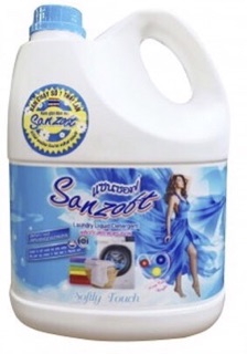 Nước giặt xả nhập khẩu chính hãng thái lan sanzoft 3,5lít. mùi hương nhẹ nhàng, đậm, lưu hương lâu. an toàn cho em bé