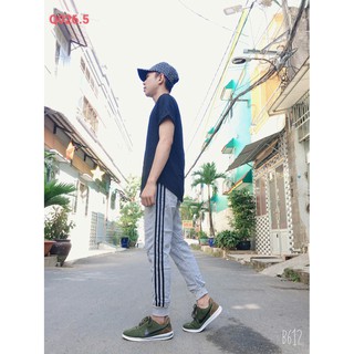 Quần nỉ nam 3 sọc jogger