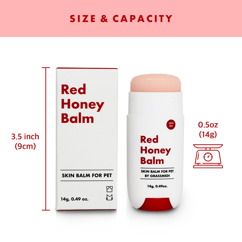 Kem Bôi Chân Thú Cưng Red Honey Balm 14g I Cat Dog Paw Wax Butter Lotion Cream Moisturizer