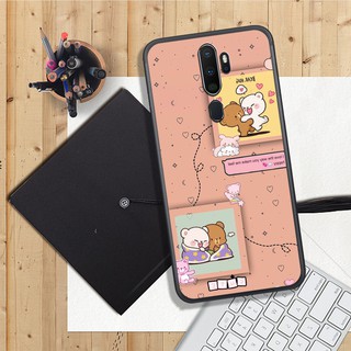 ỐP LƯNG OPPO A5 2020/A9 2020/A31/A8 , IN HÌNH GẤU ĐÔI SIÊU ĐÁNG YÊU.