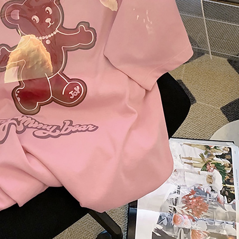 Áo thun NRVP tay ngắn cổ tròn phong cách Hàn Quốc thời trang mùa hè cho nam và nữ