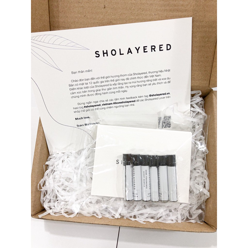 SET SAMPLE 6 MÙI HƯƠNG NƯỚC HOA SHOLAYERED | BigBuy360 - bigbuy360.vn