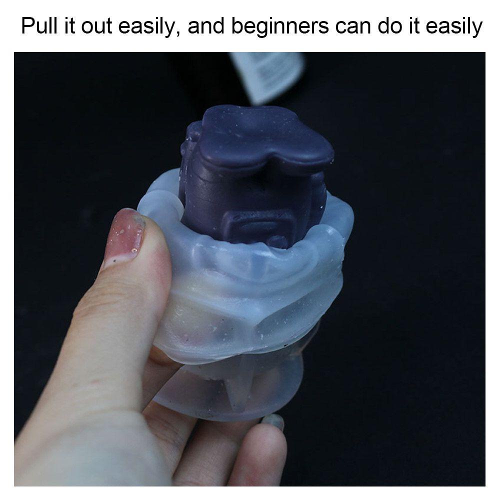 CHOOKEY Khuôn Làm Nến / Xà Phòng Hình Mặt Trăng Bằng Silicone DIY