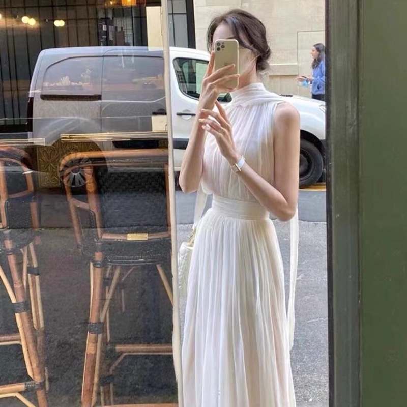 Đầm Sát Nách Thời Trang Thanh Lịch Dành Cho Nữ