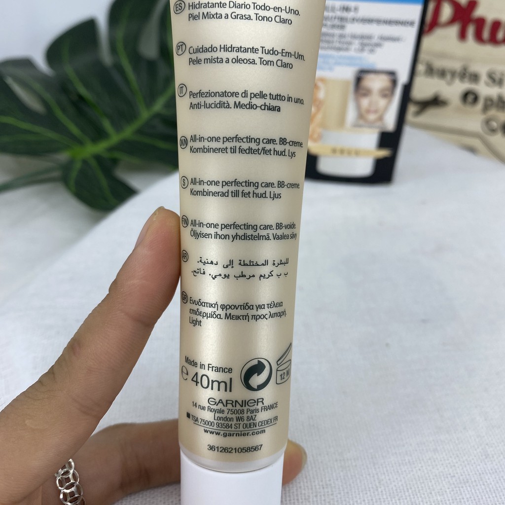 Kem nền Garnier BB Cream cho da dầu và da hỗn hợp 40 ml | BigBuy360 - bigbuy360.vn