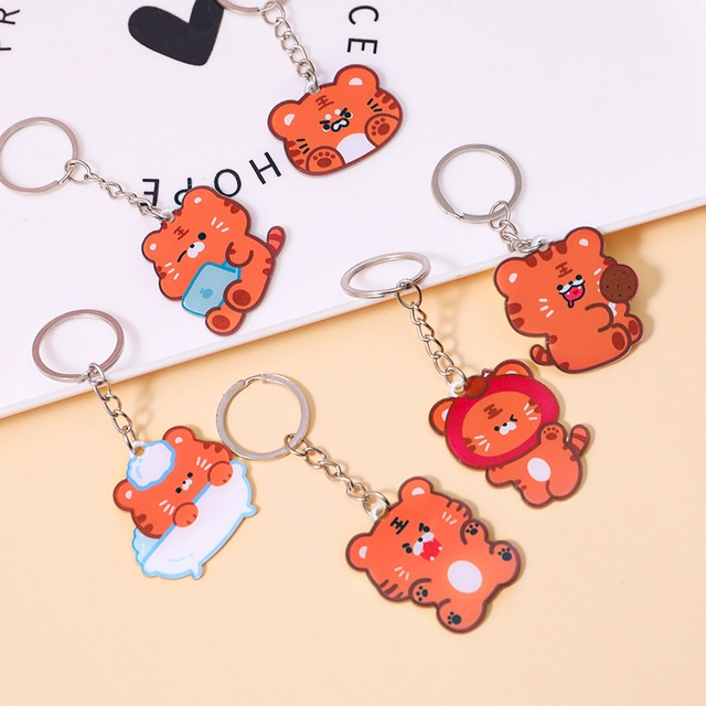 Móc Khóa Hình Chú Hổ Dễ Thương