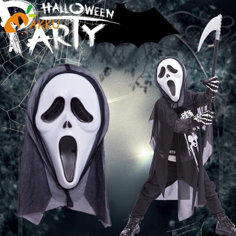 Trang phục halloween + mặt nạ hình bộ xương thời trang dự tiệc cho trẻ em AKKU