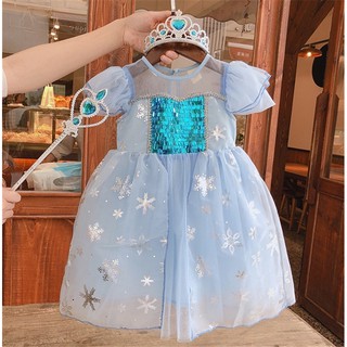 VÁY CÔNG CHÚA ELSA CHO BÉ