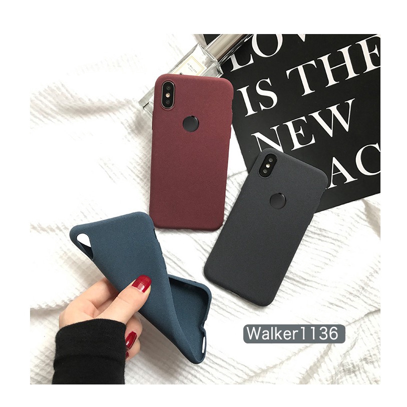 Xiaomi Mi 6 A2 A1 Phone Case Matte Soft Silicon Plain Cover