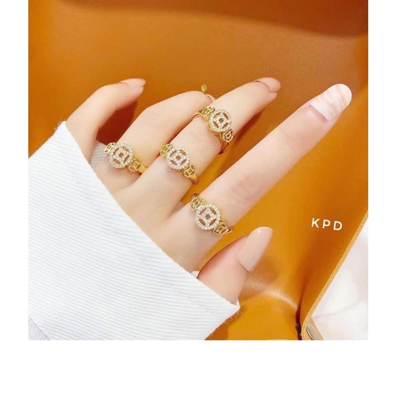 NHẪN KIM TIỀN XINH XẮN CHO BẠN GÁI