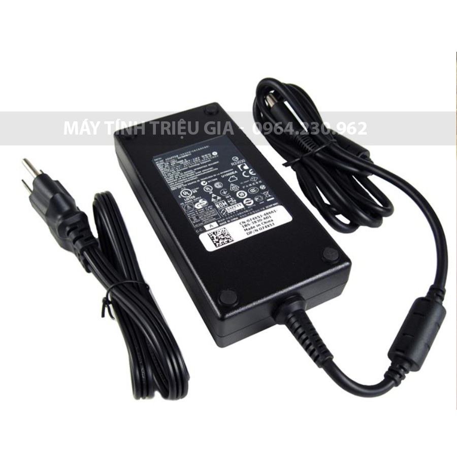 Sạc Laptop Dell  19.5V 9.23A 180W SLIM Chân Kim To - Hàng Zin Chính Hãng| Bảo Hành 12 Tháng