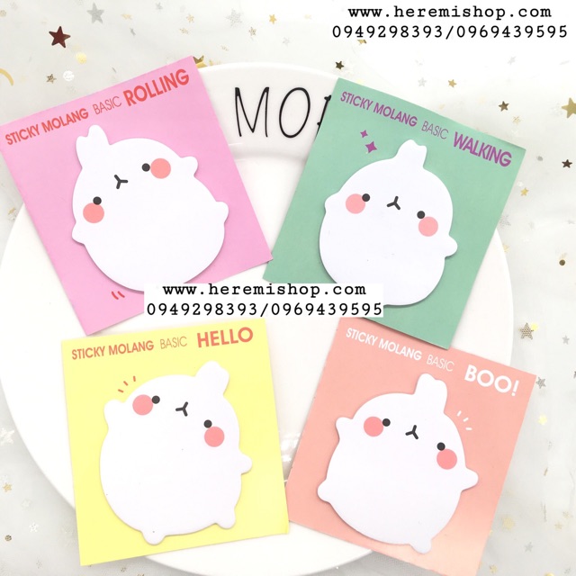 Giấy note hình thỏ xinh xắn