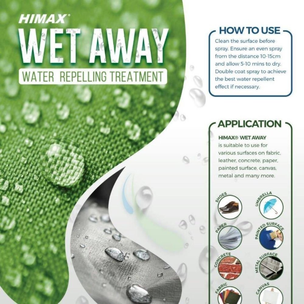 Nano chống thấm, chống bấm nước Wet Away 300ml (Nhập Khẩu Malasya)