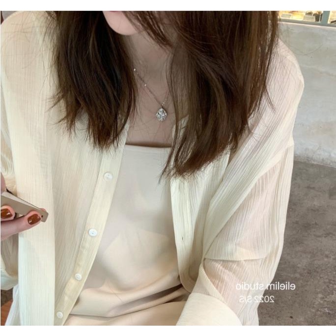 NRVP Áo Sơ Mi Dáng Rộng Thời Trang Hàn Quốc Cá Tính Cho Nữ