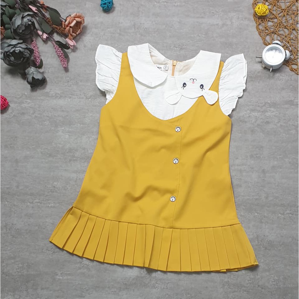 Đầm Yếm Bé Gái Dạng Liền Giả Yếm Vải Cotton Thái Mát Mịn -Trang 25 Kids