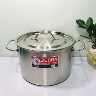 Nồi inox 304 nguyên khối Zebra 26cm*18cm -171126