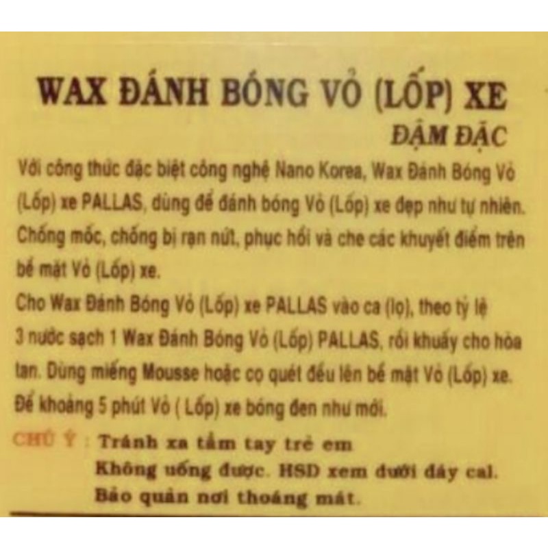 Nước đánh bóng vỏ xe 500ml