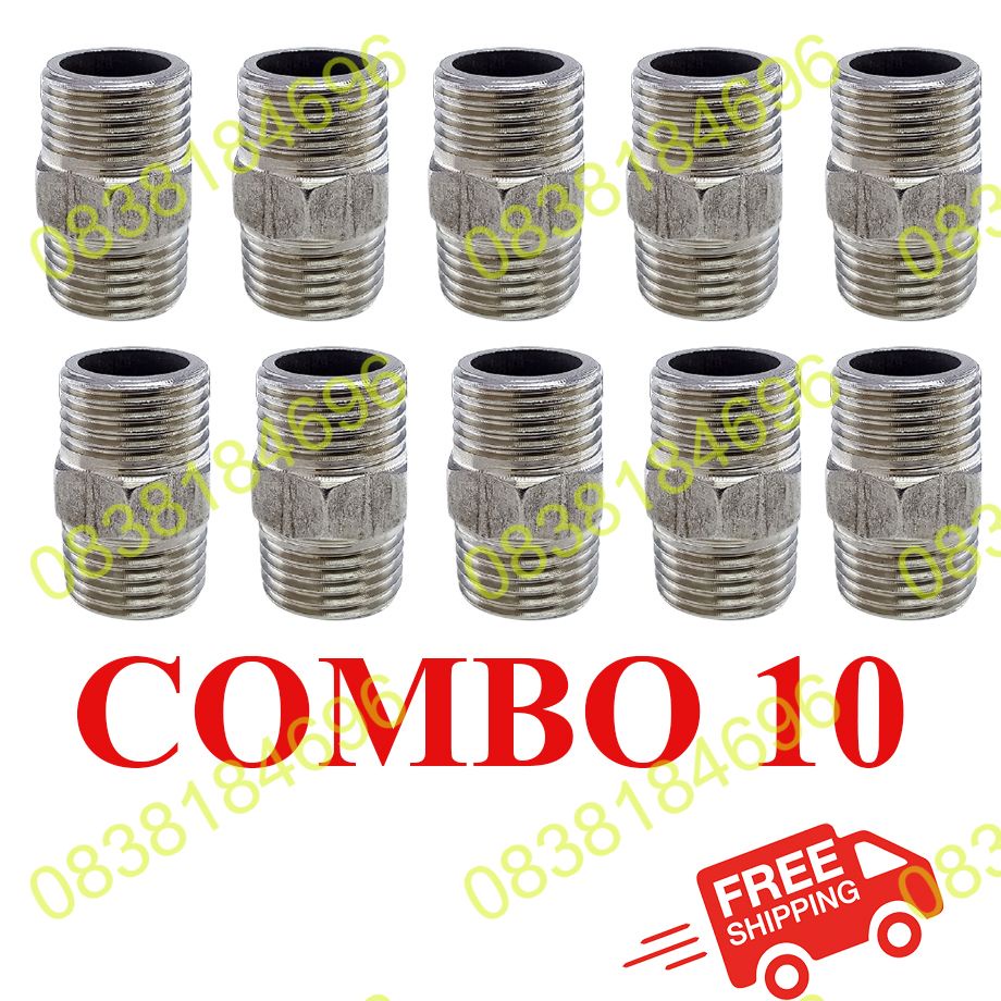 combo 10 Kép inox ren ngoài 21MM (20mm thực đo ) hàng đẹp sản phẩm hữu ích, freeship extra và hoàn xu