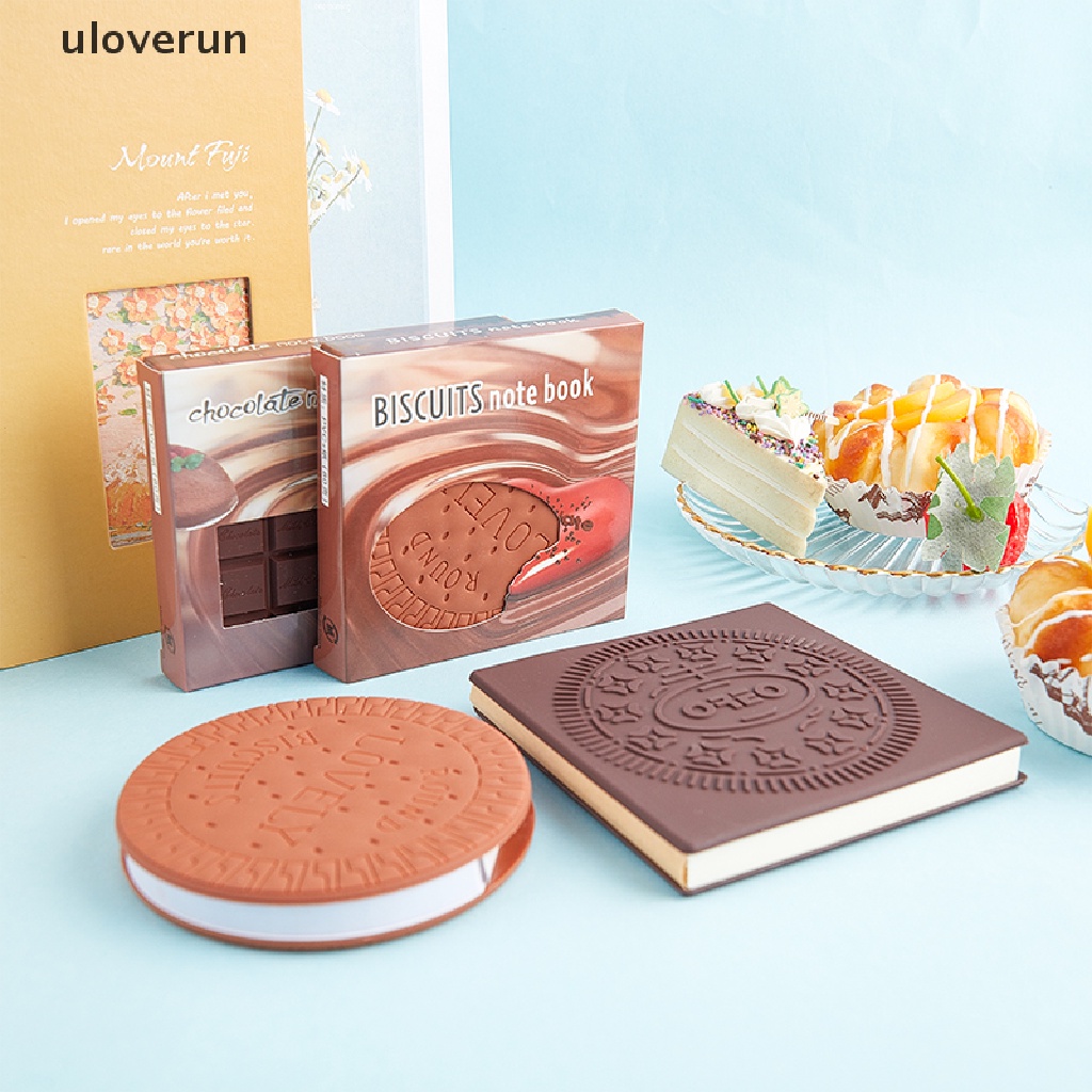 Set 80 Tấm Giấy Ghi Chú Mini Hình Bánh Quy Socola Dễ Thương