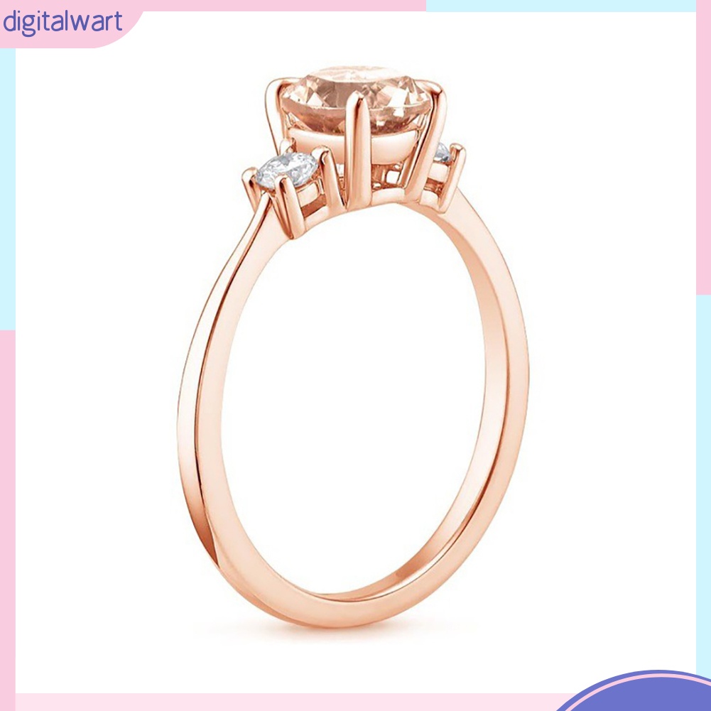 Nhẫn đính đá kiểu dáng thanh lịch cho nữ