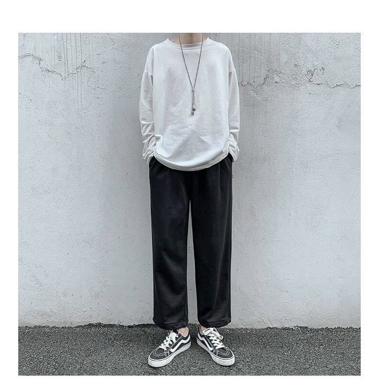 [SIÊU PHẨM MỚI] Quần 3 sọc suông dài JOGGER vải thun NỈ có túi HAI KIỂU MẶC ỐNG RỘNG