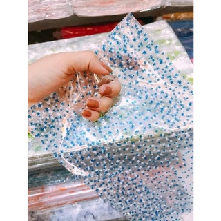 100g túi trong in hình họa tiết nilong pp - size trung 20x30 cm- đựng phụ kiện, nước hoa, mỹ phẩm, quần áo, giày dép