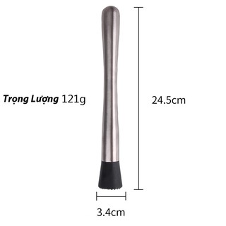 Chày dầm pha chế cocktail trà sữa - chày dầm quầy bar pha chế