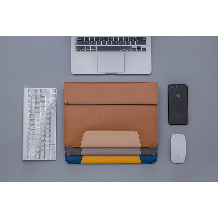 Túi da RollPark đựng Macbook 13inch vô cùng sang trọng