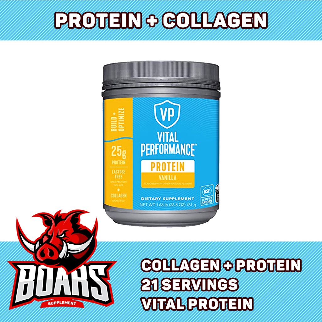VITAL COLLAGEN PROTEIN, SỮA PROTEIN + COLLAGEN KẾT HỢP CHO NGƯỜI CẦN BỔ SUNG PROTEIN VÀ TĂNG SỨC KHỎE LÀN DA (784 GRAMS)