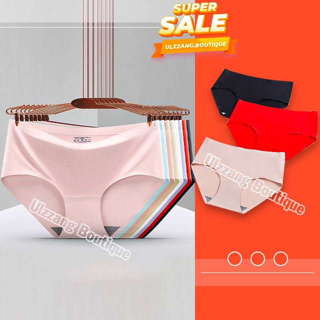 Quần Lót Nữ Đúc Su thun lạnh cao cấp không đường may mềm mại kháng khuẩn nội địa Trung xịn được chọn màu