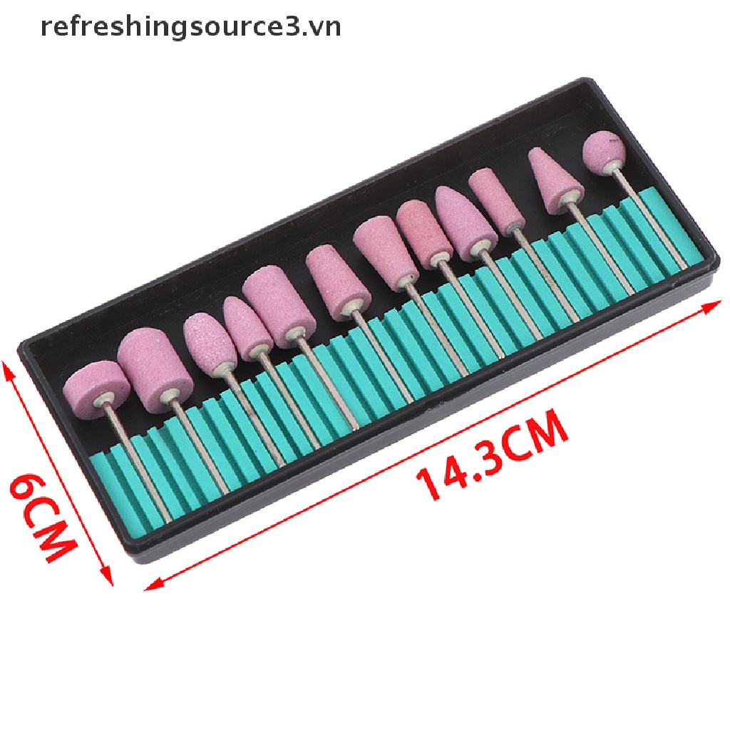 Bộ 12 Đầu Mài Móng Tay 2.35mm Chuyên Dụng