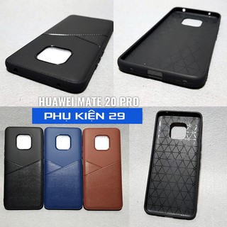 [Huawei Mate 20 Pro] Ốp lưng vân giả da cao cấp Wisdom