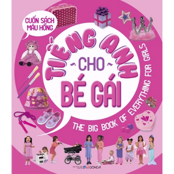 Sách - Tiếng Anh Cho Bé Gái - Cuốn Sách Màu Hồng