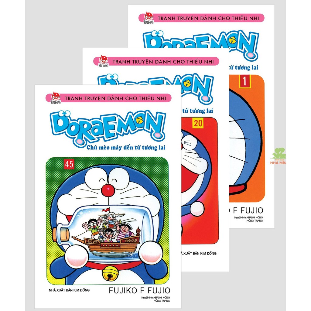 Sách – Doraemon Chú Mèo Máy Đến Từ Tương Lai (bộ 45 tập) – Combo 5 tập tự chọn