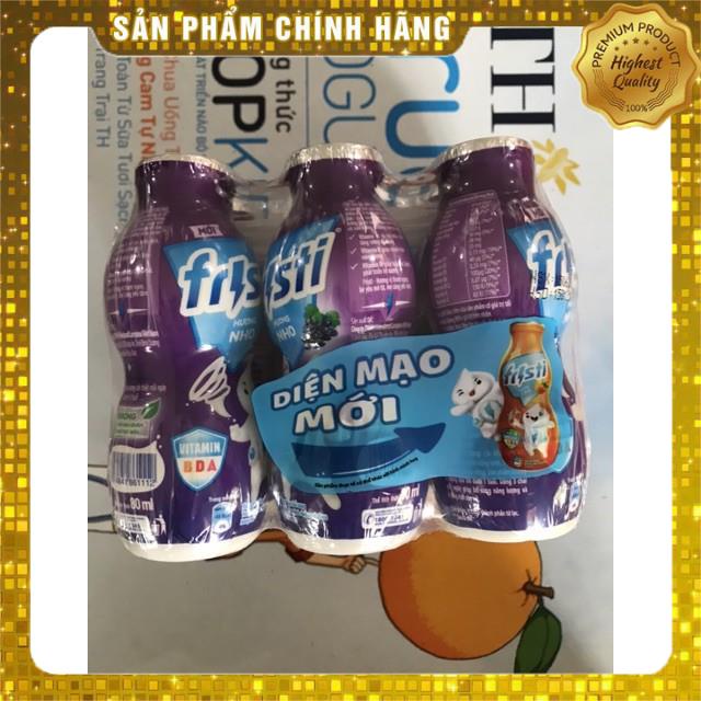 Lốc 6 chai sữa chua uống Fristi 80ml đủ vị