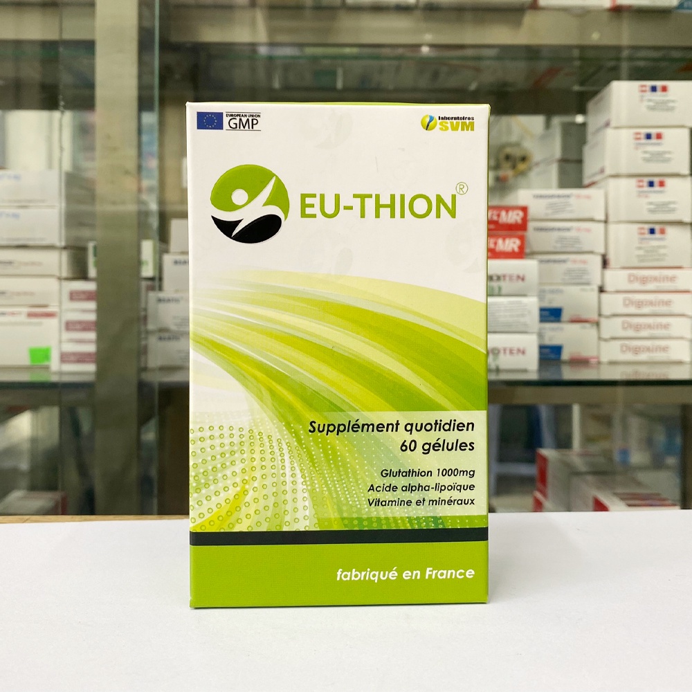 Viên Uống Eu-Thion của Pháp giúp làm đẹp da, chống lão hóa, tăng số lượng và chất lượng tinh trùng - Hộp 60 viên