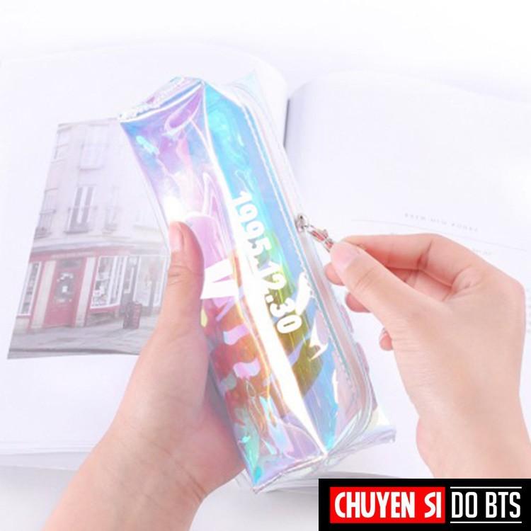 Bóp Viết [Hộp Bút] Hologram Trong Suốt BTS Cao Cấp