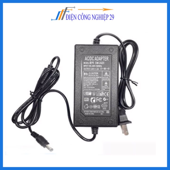 Combo Động Cơ Phun Sương GT-18 Không Led Công Suất Cao và Adapter 24V-2A