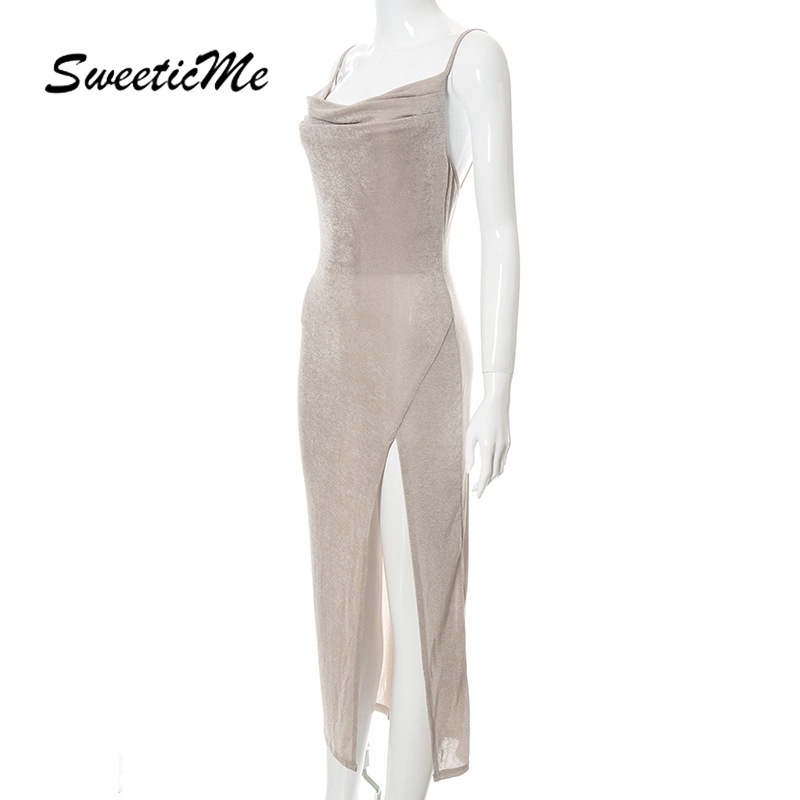 Đầm Không Tay Thiết Kế Mới Xinh Xắn Thời Trang Dành Cho Nữ