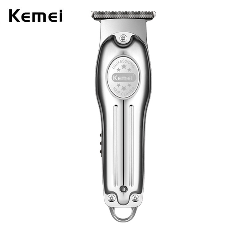 Tông đơ KEMEI cắt tóc/ tỉa lông/ cạo râu chuyên nghiệp đầu chữ T 0mm