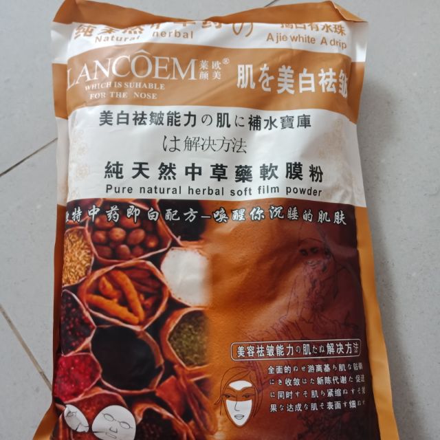 Bột đắp mặt ( thuốc bắc)