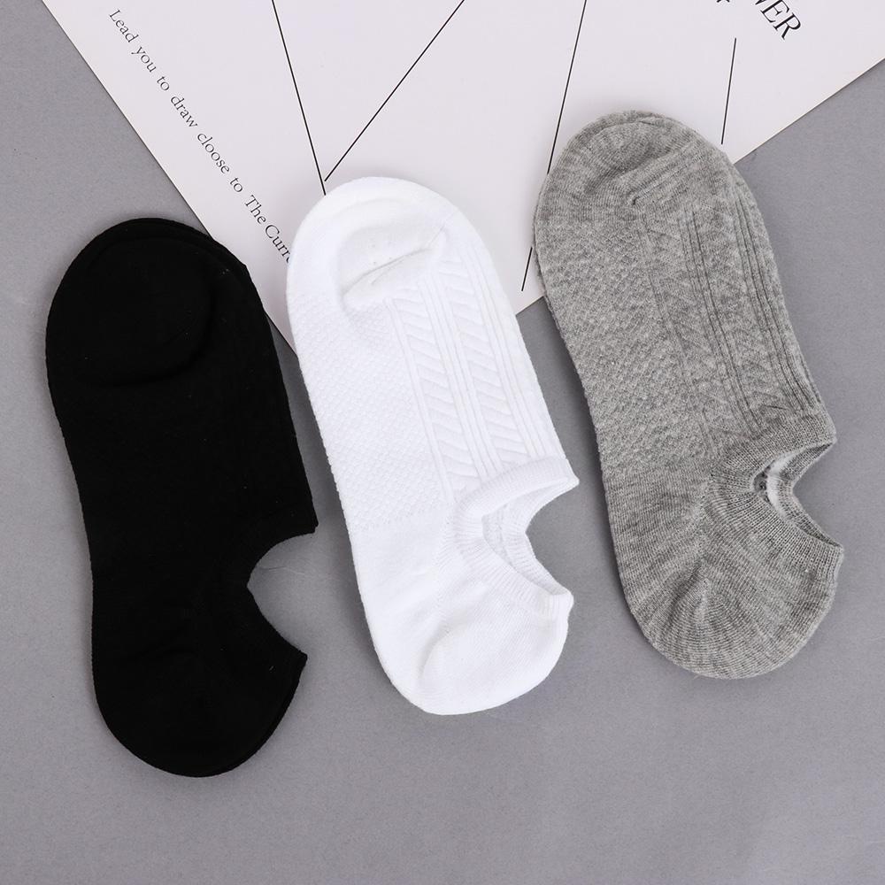 WONDER Set 1 / 3 Đôi Tất Cotton Cổ Thuyền Thoáng Khí