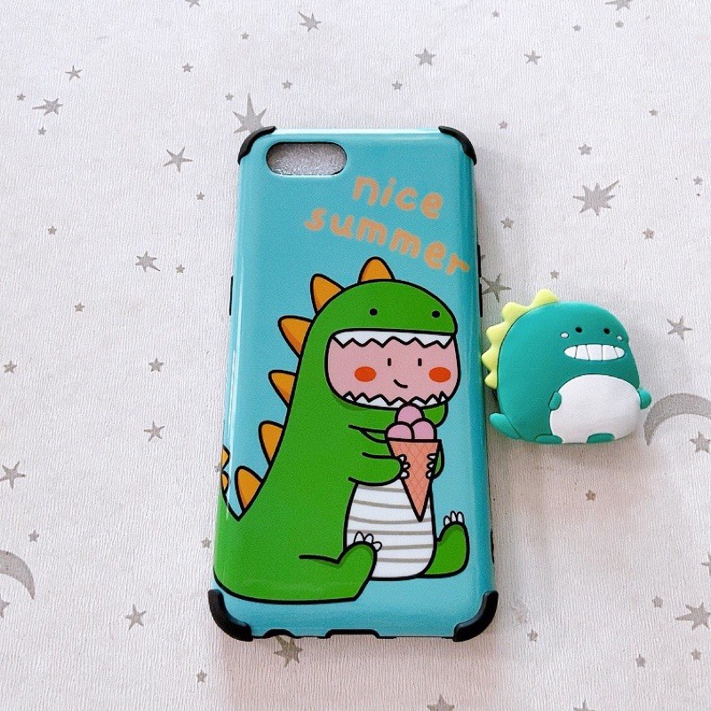 Ốp idm Hàn Quốc kèm pop Oppo A1k / Realme C2 /A53