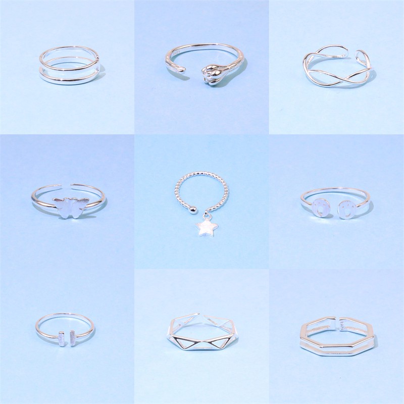 Nhẫn đeo ngón tay nhiều thiết kế tùy chọn phong cách Hàn Quốc thời trang dành cho nữ F167
